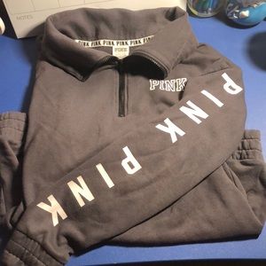 ❤️pink gray sweater